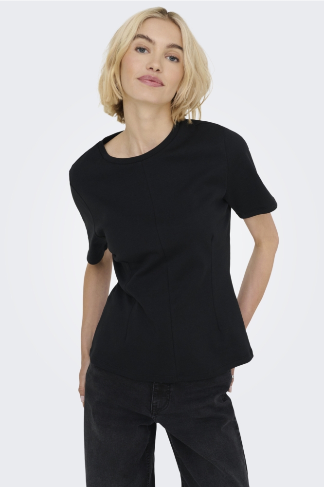 JDYEVA S/S TOP JRS 15370716 Black